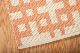 Nourison Maze MAZ01 Mango Area Rug by Barclay Butera 6' X 8' Corner Shot