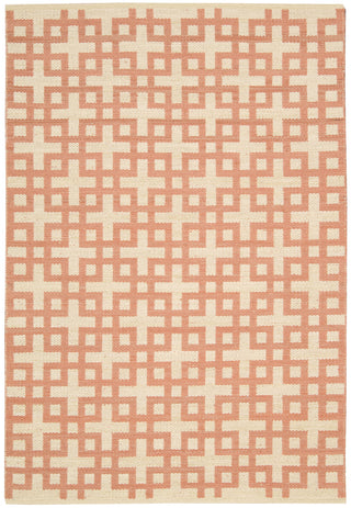 Nourison Maze MAZ01 Mango Area Rug by Barclay Butera main image