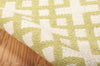 Nourison Maze MAZ01 Moss Area Rug by Barclay Butera 6' X 8' Texture Shot