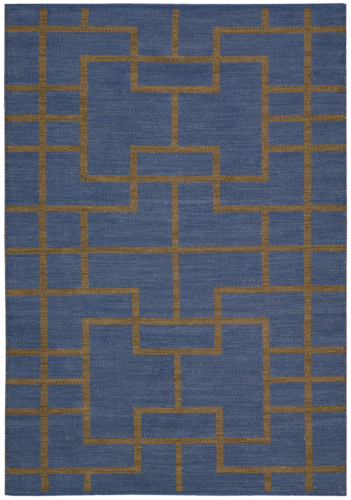 Nourison Maze MAZ02 Ocean Area Rug by Barclay Butera main image