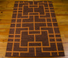 Nourison Maze MAZ02 Paris Area Rug by Barclay Butera 6' X 8' Floor Shot Feature