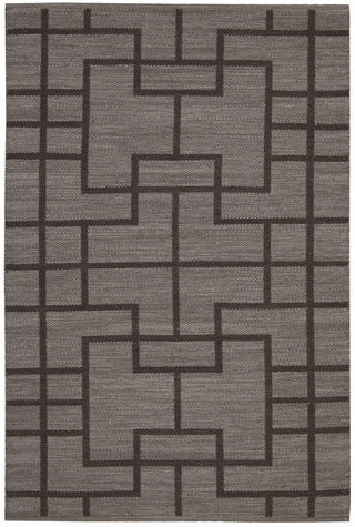 Nourison Maze MAZ02 Slate Area Rug by Barclay Butera main image