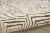 Nourison Modern Deco MDC01 Grey/Ivory Area Rug Detail Image