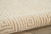 Nourison Modern Deco MDC01 Taupe/Ivory Area Rug Detail Image
