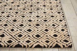 Nourison Modern Deco MDC02 Black/Beige Area Rug Detail Image