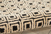 Nourison Modern Deco MDC02 Black/Beige Area Rug Detail Image