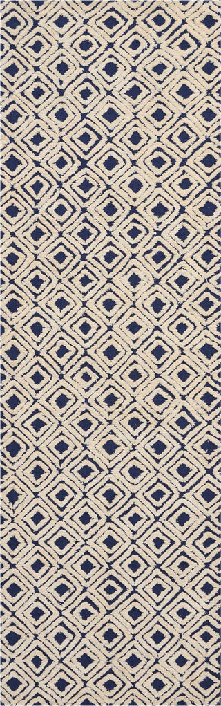 Nourison Modern Deco MDC02 Navy/Ivory Area Rug main image