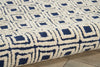 Nourison Modern Deco MDC02 Navy/Ivory Area Rug Detail Image