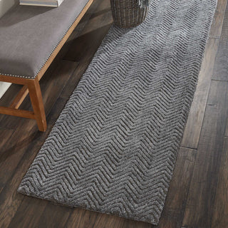 Nourison Modern Deco MDC03 Grey Area Rug Room Image