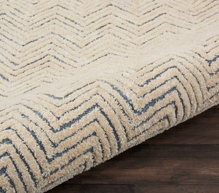 Nourison Modern Deco MDC03 LtBlue/Ivory Area Rug Detail Image