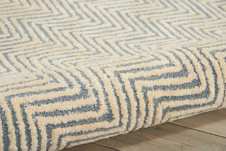 Nourison Modern Deco MDC03 LtBlue/Ivory Area Rug Detail Image