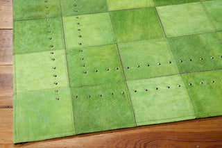 Nourison Medley MED01 Lemon Grass Area Rug by Barclay Butera 6' X 8' Corner Shot