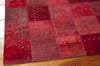Nourison Medley MED01 Scarlet Area Rug by Barclay Butera 6' X 8' Corner Shot