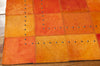 Nourison Medley MED01 Tangerine Area Rug by Barclay Butera 6' X 8' Corner Shot