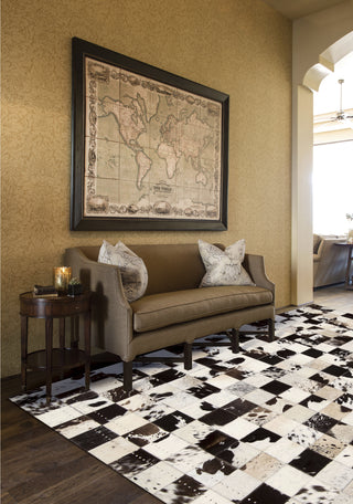 Nourison Medley MED01 Tuxedo Area Rug by Barclay Butera 6' X 8' Fyr Shot Feature