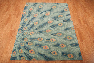 Nourison Moda MOD01 Peacock Area Rug Main Image