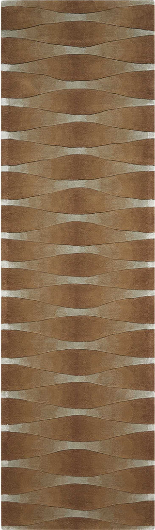 Nourison Moda MOD04 Khaki Area Rug 2'3'' X 8' Runner