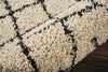 Nourison Moroccan Shag MRK01 Cream Area Rug Detail Image