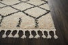 Nourison Moroccan Shag MRK01 Cream Area Rug Detail Image
