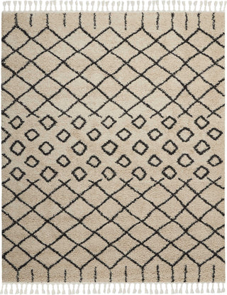 Moroccan Shag MRK01 Cream Area Rug by Nourison Main Image