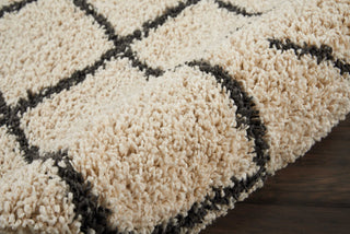 Nourison Moroccan Shag MRK01 Cream Area Rug Detail Image