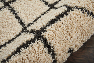 Nourison Moroccan Shag MRK01 Cream Area Rug Detail Image