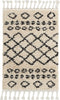 Nourison Moroccan Shag MRK02 Cream Area Rug 2'2'' X 4'