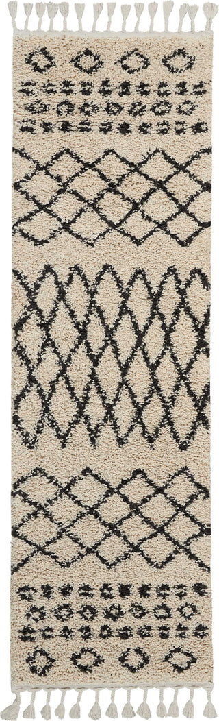 Nourison Moroccan Shag MRK02 Cream Area Rug