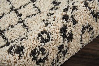 Nourison Moroccan Shag MRK02 Cream Area Rug Detail Image