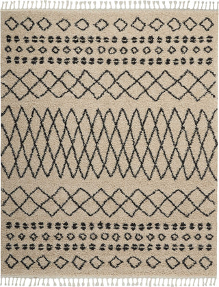 Moroccan Shag MRK02 Cream Area Rug by Nourison Main Image