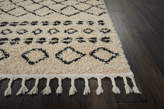 Nourison Moroccan Shag MRK02 Cream Area Rug Detail Image