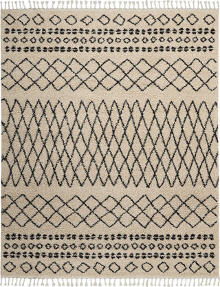 Moroccan Shag MRK02 Cream Area Rug by Nourison Main Image