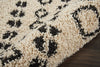 Nourison Moroccan Shag MRK02 Cream Area Rug Detail Image