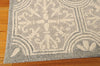 Nourison Marina MRN12 Grey Area Rug Corner Image