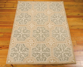 Nourison Marina MRN12 Stone Area Rug Room Image Feature