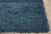 Nourison Malibu Shag MSG01 Blue Area Rug Detail Image