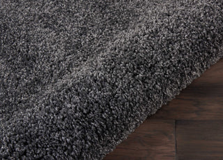 Nourison Malibu Shag MSG01 Dark Grey Area Rug Detail Image