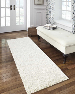 Nourison Malibu Shag MSG01 Ivory Area Rug Room Image