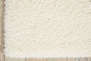 Nourison Malibu Shag MSG01 Ivory Area Rug Corner Image