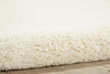Nourison Malibu Shag MSG01 Ivory Area Rug Detail Image