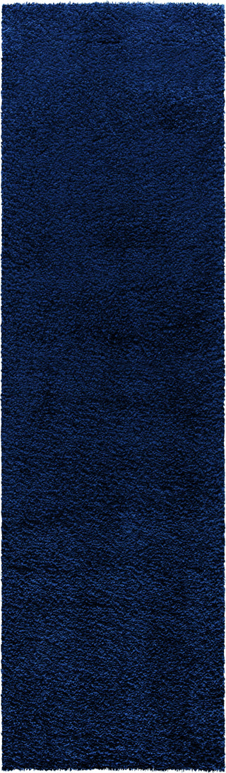 Nourison Malibu Shag MSG01 Navy Area Rug 2'2'' X 7'6''