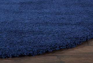 Nourison Malibu Shag MSG01 Navy Area Rug Detail Image