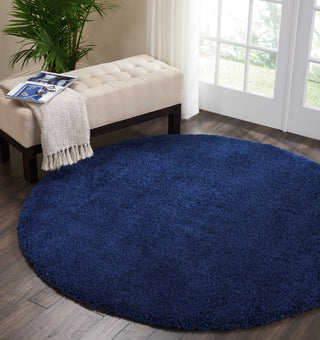 Nourison Malibu Shag MSG01 Navy Area Rug Room Image