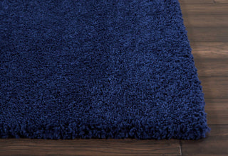 Nourison Malibu Shag MSG01 Navy Area Rug Detail Image