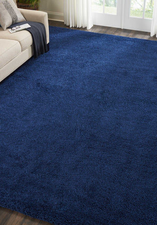 Nourison Malibu Shag MSG01 Navy Area Rug Room Image