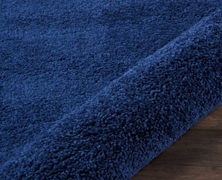 Nourison Malibu Shag MSG01 Navy Area Rug Detail Image