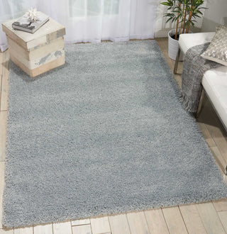 Nourison Malibu Shag MSG01 Slate Area Rug Room Scene Featured