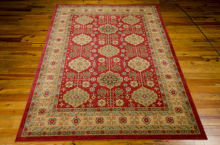 Nourison Maymana MYN08 Red Area Rug 8' X 11' Floor Shot