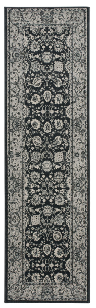 Nourison Maymana MYN10 Charcoal Area Rug 3' X 8'