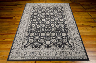 Nourison Maymana MYN10 Charcoal Area Rug 8' X 11' Floor Shot